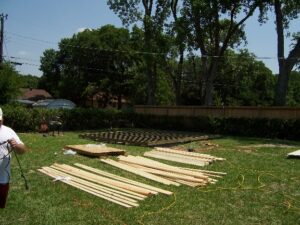 Floor Framing in place 