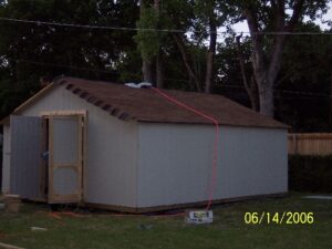 Roof ready to trim and install ridge vent 